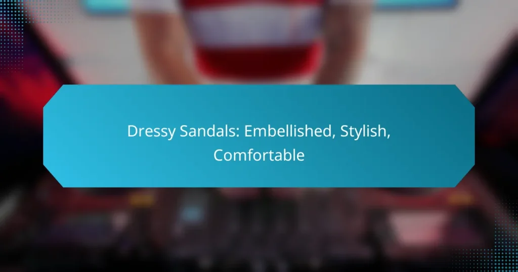 Dressy Sandals: Embellished, Stylish, Comfortable