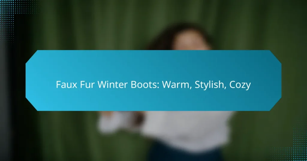 Faux Fur Winter Boots: Warm, Stylish, Cozy