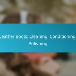Leather Boots: Cleaning, Conditioning, Polishing